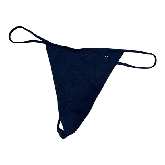 Victoria secrets navy‎ blue thong - Picture 1 of 3